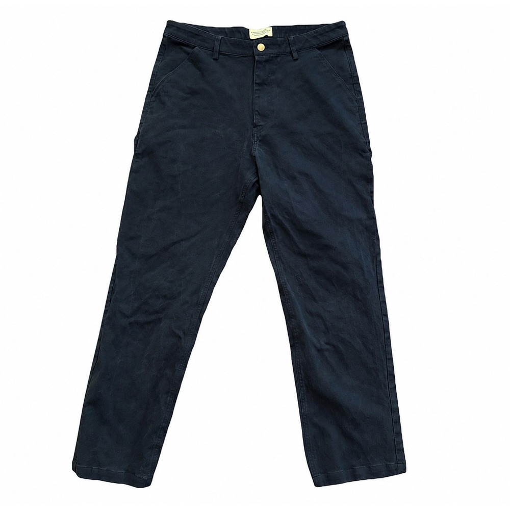 Duvin Carpenter Pants Men 34x29 Black Stretch Cotton Anti Workwear